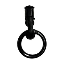 (4-Pack) Black L-Track Double Stud W/Round Link Fitting - 6,000 LBS. BS