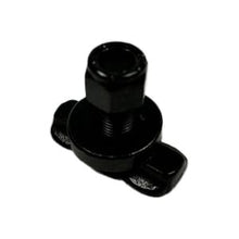 Black L-Track Double Lug Threaded Stud Fitting - 5,500 LBS. BS