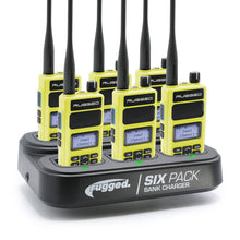 6 PACK - Choose Your Business Band Two Way Handheld Radio - RDH-16 - UHF Black