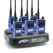 6 PACK - Choose Your Business Band Two Way Handheld Radio - RDH-16 - UHF Black
