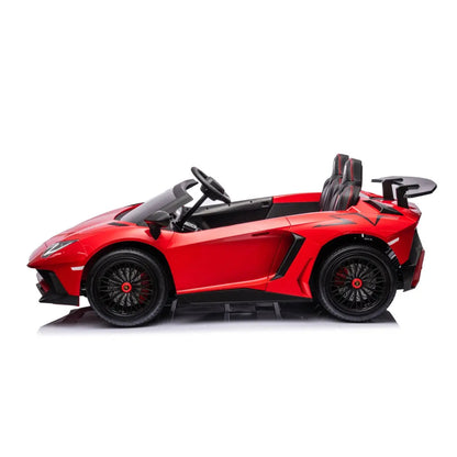 Licensed 24V Lamborghini Aventador 2 Seater Kids Ride-On Car