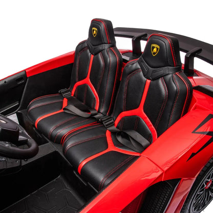 Licensed 24V Lamborghini Aventador 2 Seater Kids Ride-On Car
