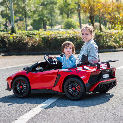Licensed 24V Lamborghini Aventador 2 Seater Kids Ride-On Car