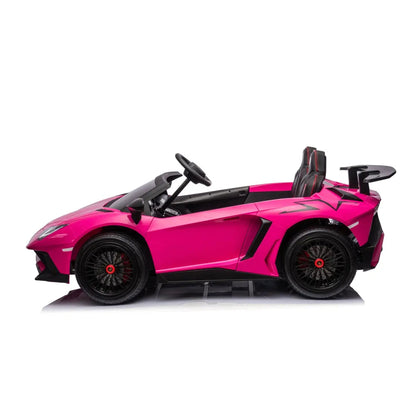 Licensed 24V Lamborghini Aventador 2 Seater Kids Ride-On Car