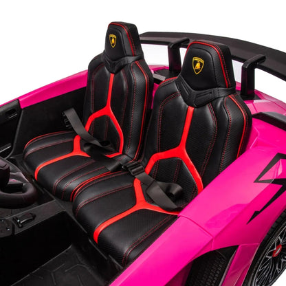 Licensed 24V Lamborghini Aventador 2 Seater Kids Ride-On Car