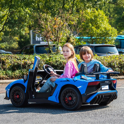 Licensed 24V Lamborghini Aventador 2 Seater Kids Ride-On Car