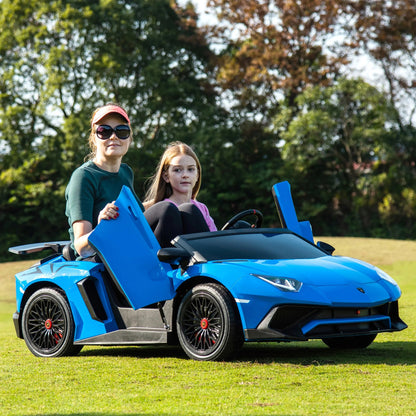 Licensed 24V Lamborghini Aventador 2 Seater Kids Ride-On Car