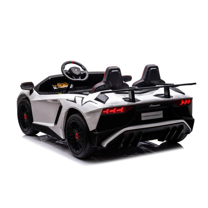 Licensed 24V Lamborghini Aventador 2 Seater Kids Ride-On Car