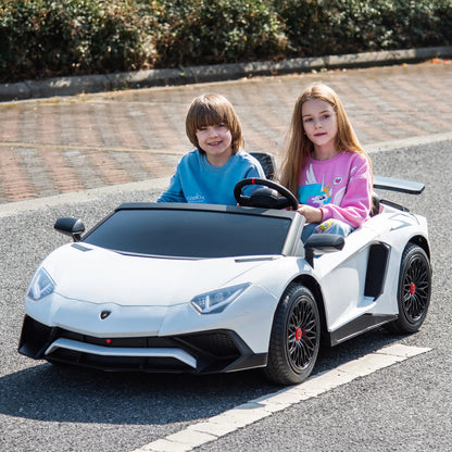 Licensed 24V Lamborghini Aventador 2 Seater Kids Ride-On Car
