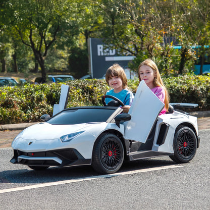 Licensed 24V Lamborghini Aventador 2 Seater Kids Ride-On Car