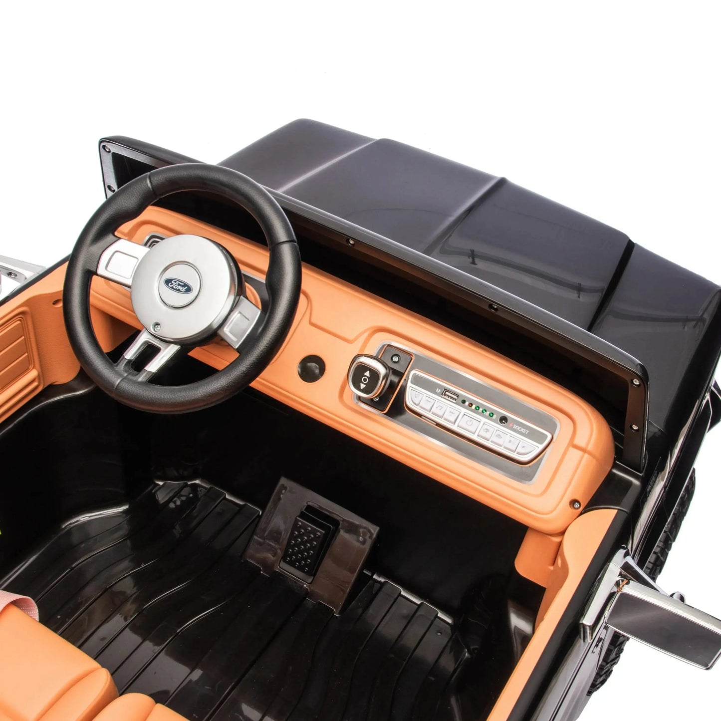 24V Licensed Ford F-150 Kids Ride-On Truck - 2 Seater Electric Pickup