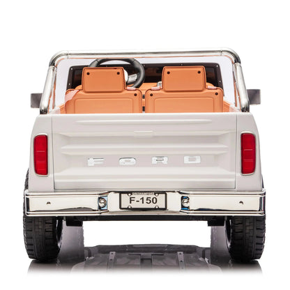 24V Licensed Ford F-150 Kids Ride-On Truck - 2 Seater Electric Pickup