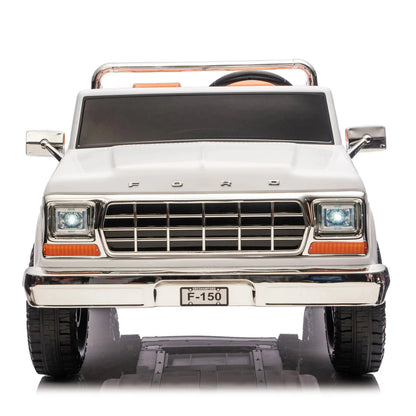 24V Licensed Ford F-150 Kids Ride-On Truck - 2 Seater Electric Pickup