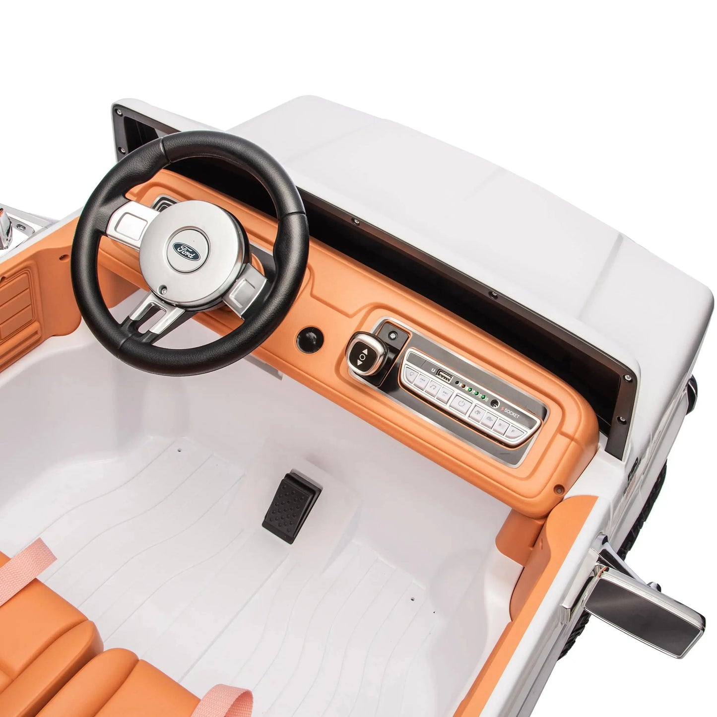 24V Licensed Ford F-150 Kids Ride-On Truck - 2 Seater Electric Pickup