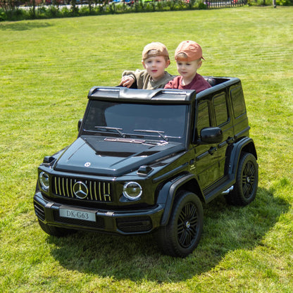 Licensed 2x24V Mercedes Benz G-Wagon 2-Seater Kids Ride-On Car