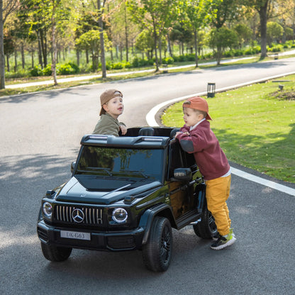 Licensed 2x24V Mercedes Benz G-Wagon 2-Seater Kids Ride-On Car