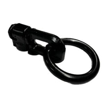 Black L-Track Double Stud W/Round Link Fitting - 6,000 LBS. BS