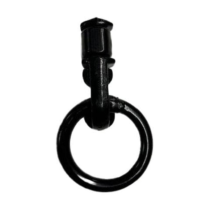 Black L-Track Double Stud W/Round Link Fitting - 6,000 LBS. BS