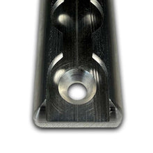 Aluminum L-Track Cargo Rail – Rounded Ends with Pre-Drilled Holes (Airline Track)