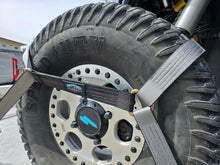 2" Adjustable WheelLock Tire Net Tie-Down Straps 4-Pack (Ratchet Straps for UTV, Car & Trailer Tie Downs)