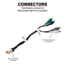 CanAm® Maverick R & X3 BRP™ Touch Screen Front & Rear Speaker RCA Output Harness
