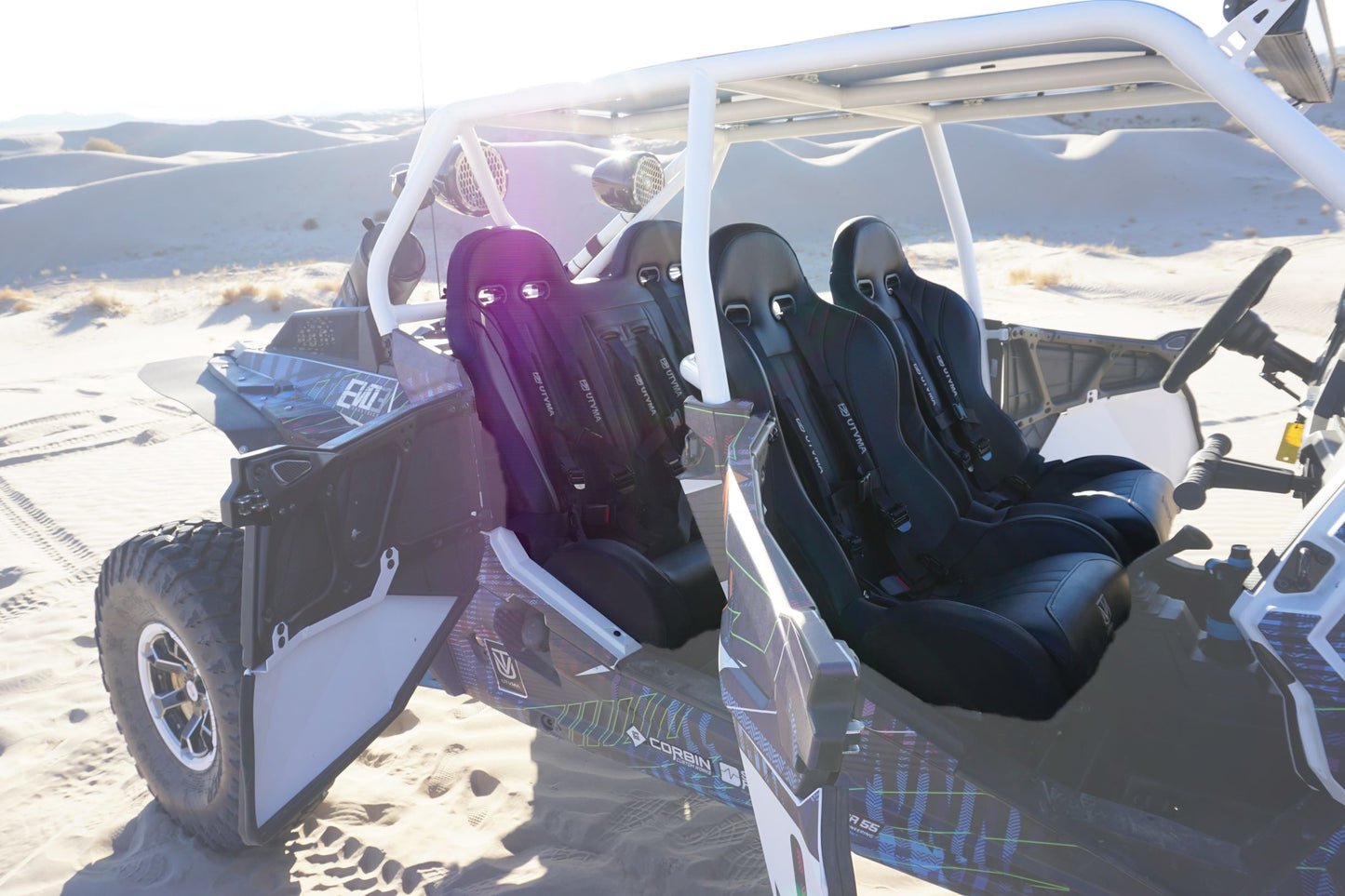 RZR 900 Rear Bench Seat & Pair of Front Bucket Seats Set (2015-2024)