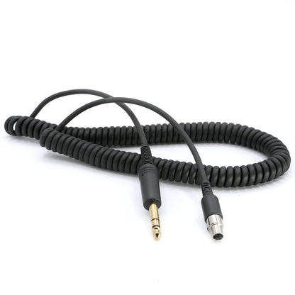 Rugged Radios Firetruck Intercom Headset Coil Cord for 1/4" Style Jacks & FHS Headset