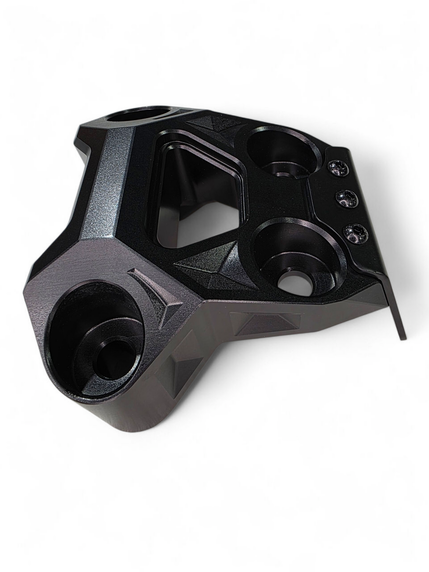 2024+ Can Am Maverick R Billet Radius Rod Plate (Black)