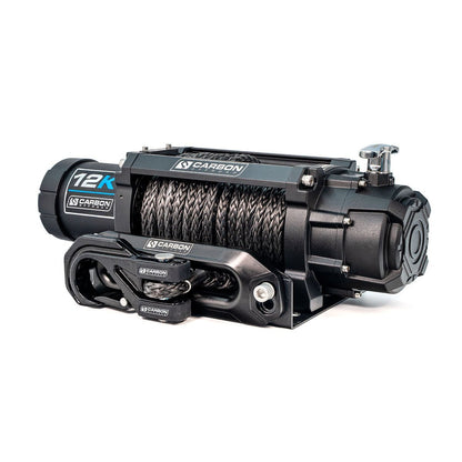 Carbon 12K - 12000lb Winch V3X with MegaPro Hook