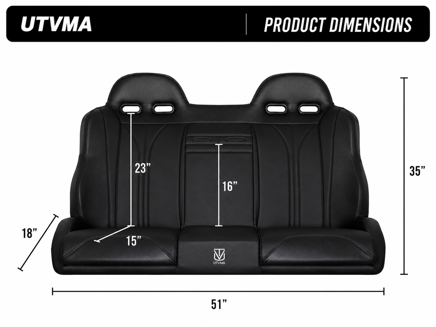 RZR PRO R Rear Bench Seat W Harnesses (2025+)
