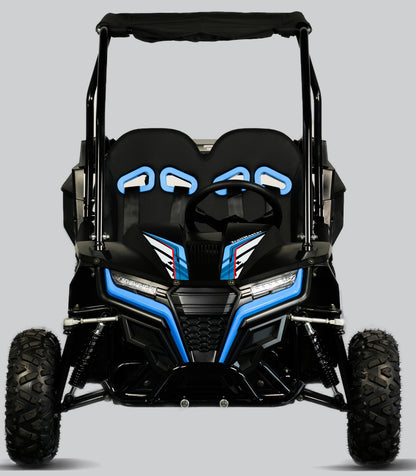 TrailMaster Cheetah-6 Go Kart, 5.5hp Electric Start, Remote Start/Kill with Reverse, Kids Ages 4-9