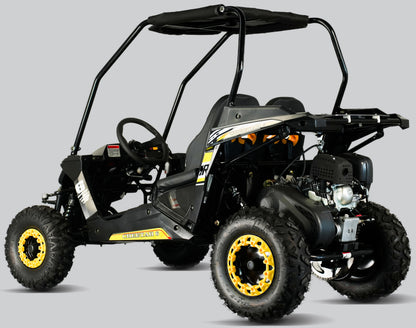 TrailMaster Cheetah-6 Go Kart, 5.5hp Electric Start, Remote Start/Kill with Reverse, Kids Ages 4-9