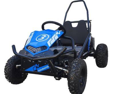 TrailMaster Cheetah i3 Kids Electric Mini Go Kart, 3-Speed settings, with Reverse, Kids Ages 4-9