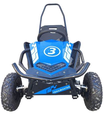 TrailMaster Cheetah i3 Kids Electric Mini Go Kart, 3-Speed settings, with Reverse, Kids Ages 4-9