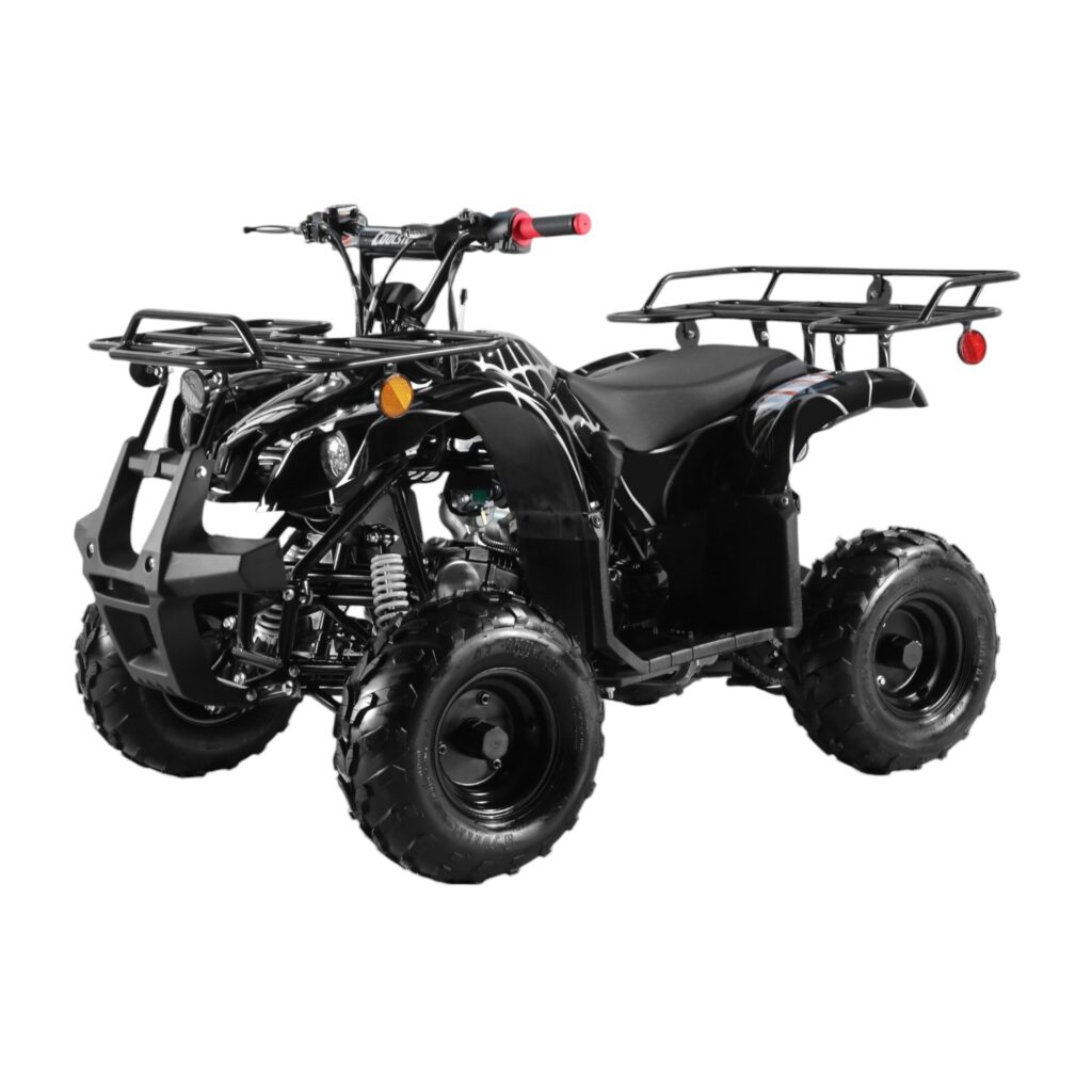 Mini 125cc Utility Style ATV, Electric Start, Automatic with Reverse, 7-inch Wheels, Ages 9-12