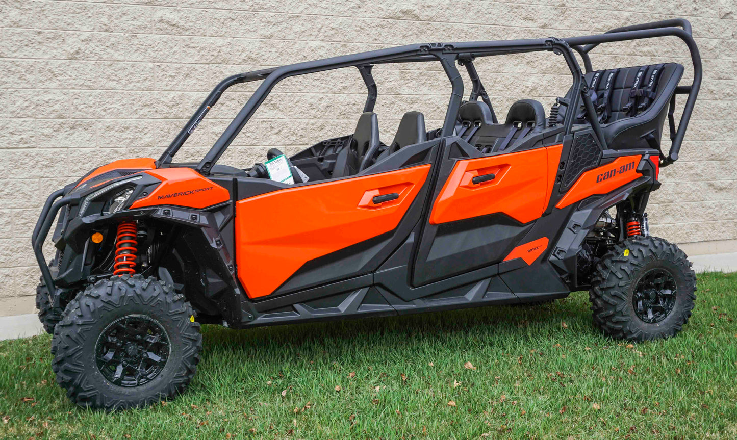 Maverick Sport Max Rear Bench and Roll Cage Kit (2020-2024)