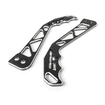 Anodized billet door handles for Can-Am Maverick X3 2- and 4-door models, stainless hardware