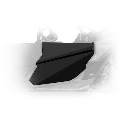 DRT Can-Am X3 rear ABS door kit smooth black for 2017+ Maverick X3 MAX rear protection upgrade