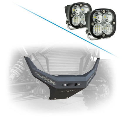 RZR Pro XP 2020-2024 Front Winch Bumper with light options.