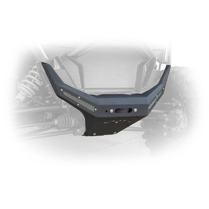 RZR pro xp front winch bumper installed view