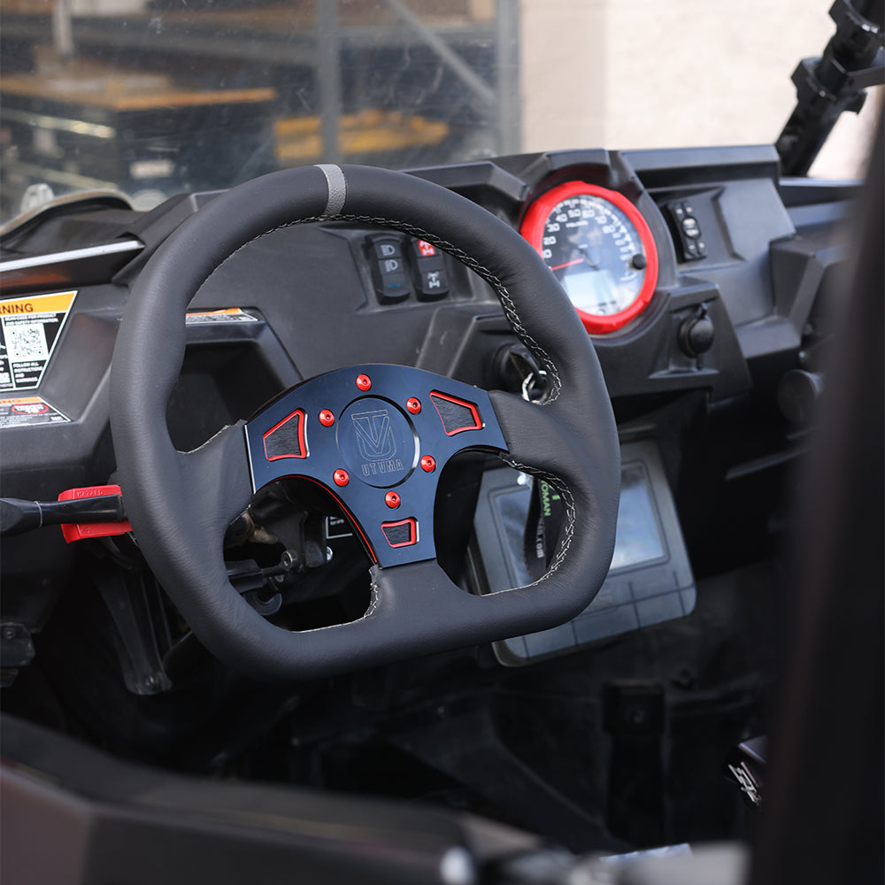 UTVMA DriftX Leather Steering Wheel With Hub