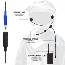 ENDURO Moto Kit -  Includes Helmet Kit and Compact Harness Cable - GMR2 PLUS