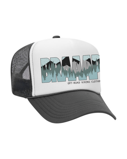 Braaap Babe Foam Trucker - Gray