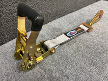 2" x 8' AxleLock Ratchet Tie-Down Straps 4-Pack w/Sewn Fixed End Ratchets & 48" Axle Straps (UTV, Car & Trailer Tie Downs)