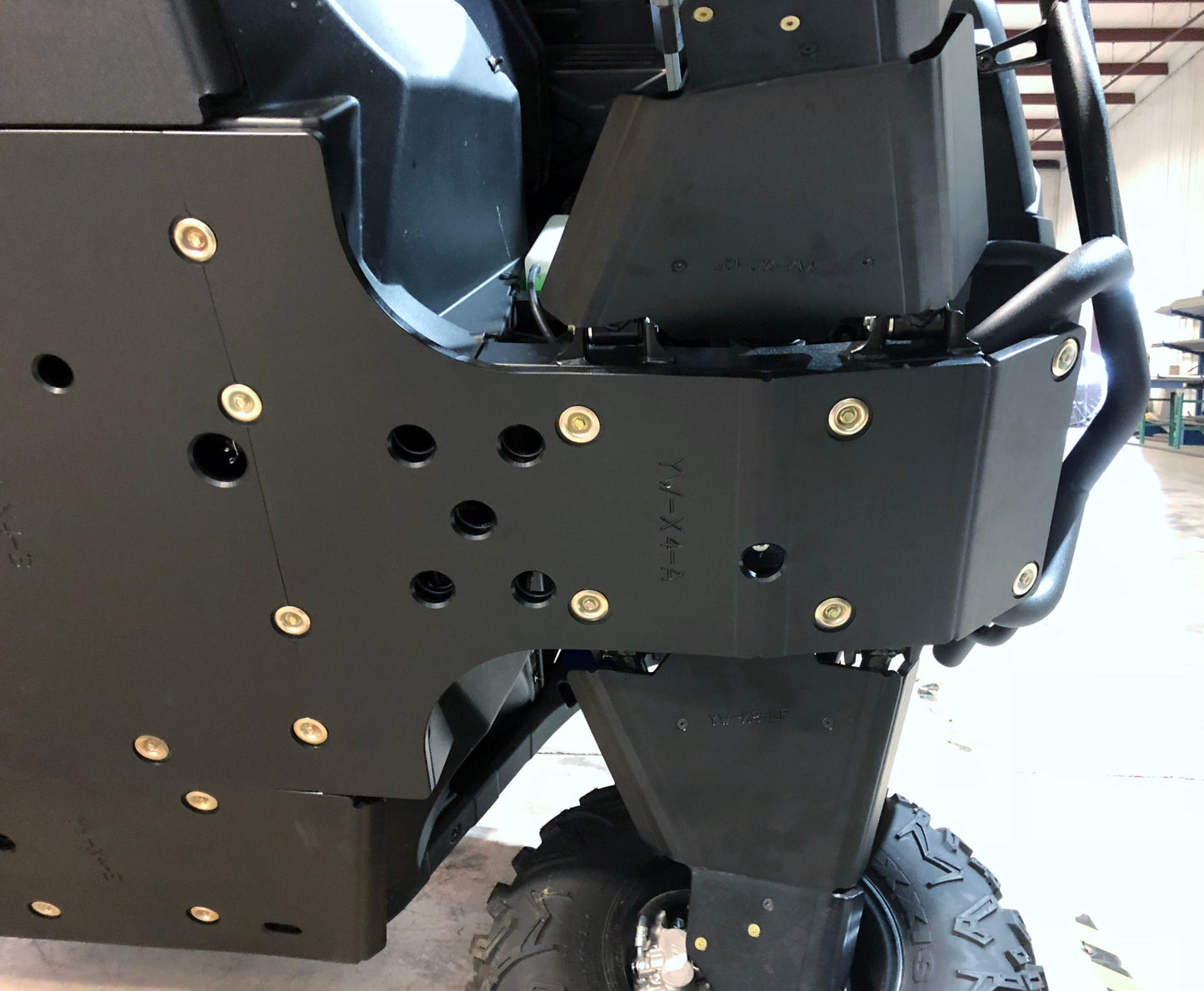 Trail Armor Yamaha Wolverine 850 X4, X4 850 Hunter, X4 850 Special Edition, X4 850 SE, X4 850 XT-R and X4 850 R-Spec R Full Skids with Integrated Sliders