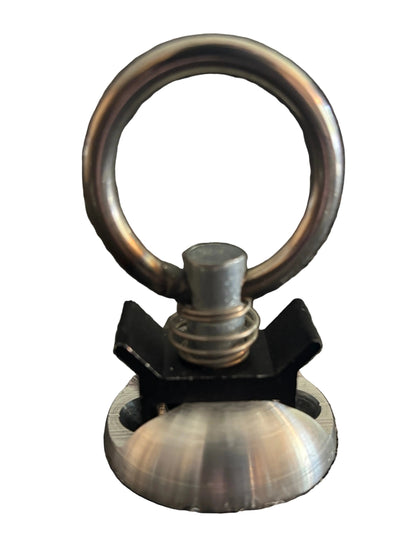 Single Stud Round Anchor Plate Kit, Raw, 4-Pack