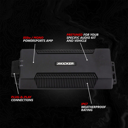 2017-2026 Can-Am® X3, Phase-5 V-Spec 6-Speaker 1650watt System w/MRB4