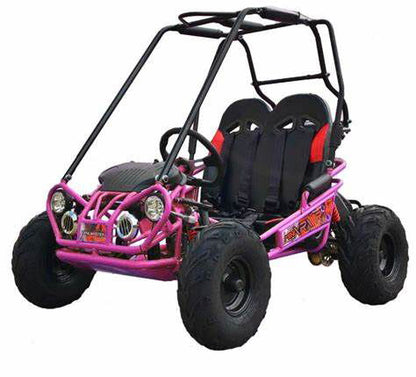 TrailMaster MINI XRX+ Kids Go Kart, 5.5hp Gas Engine with Electric Start, Remote Start/Kill, Ages 4-9
