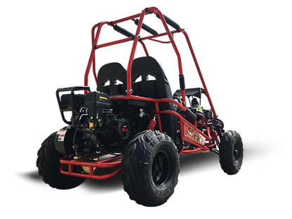 TrailMaster MINI XRX+ Kids Go Kart, 5.5hp Gas Engine with Electric Start, Remote Start/Kill, Ages 4-9