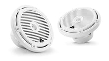 JL Audio 7.7-inch (196 mm) Marine Coaxial Speakers, Gloss White Classic Grilles
